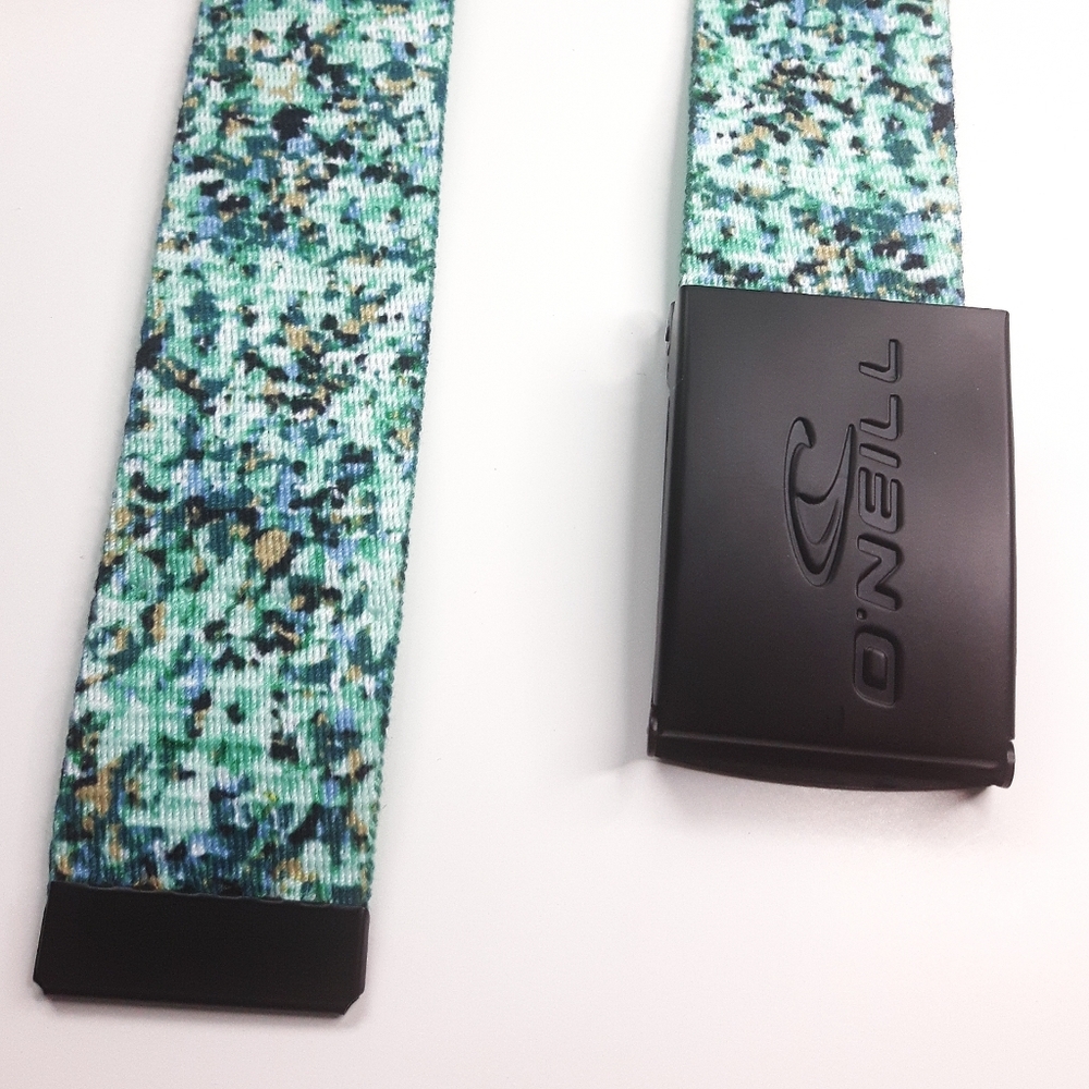 O'Neill Green💚Web Sporty Belt|Black Metal Clip Buckle - Picture 2 of 7